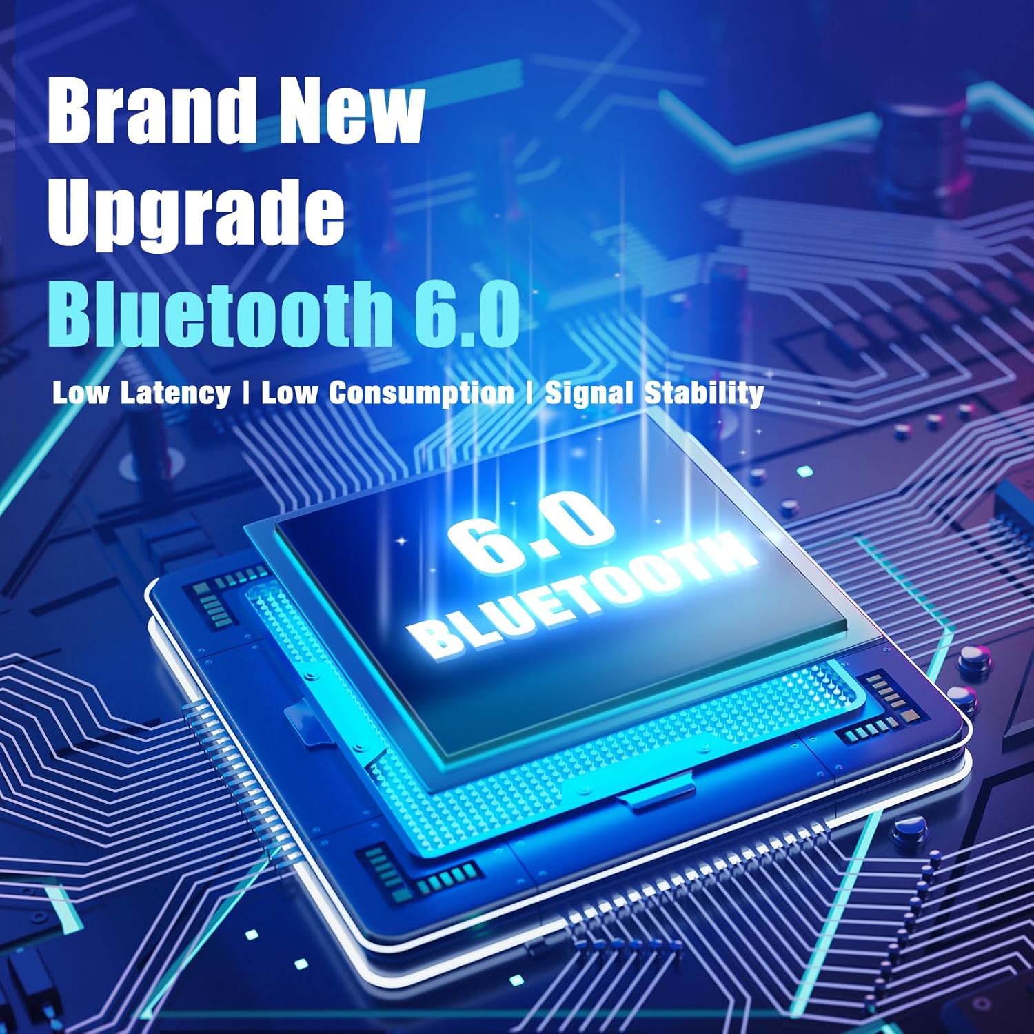 BERIBES Bluetooth Headphones Over Ear Wireless HiFi Stereo Headsets 65H 6EQ | Bluetooth 6.0,with Built-in HD Mic,Foldable Lightweight,Comfort Fit,Fast Charging,Deep Bass for Home Office Cellphone PC Ect. - Image 7